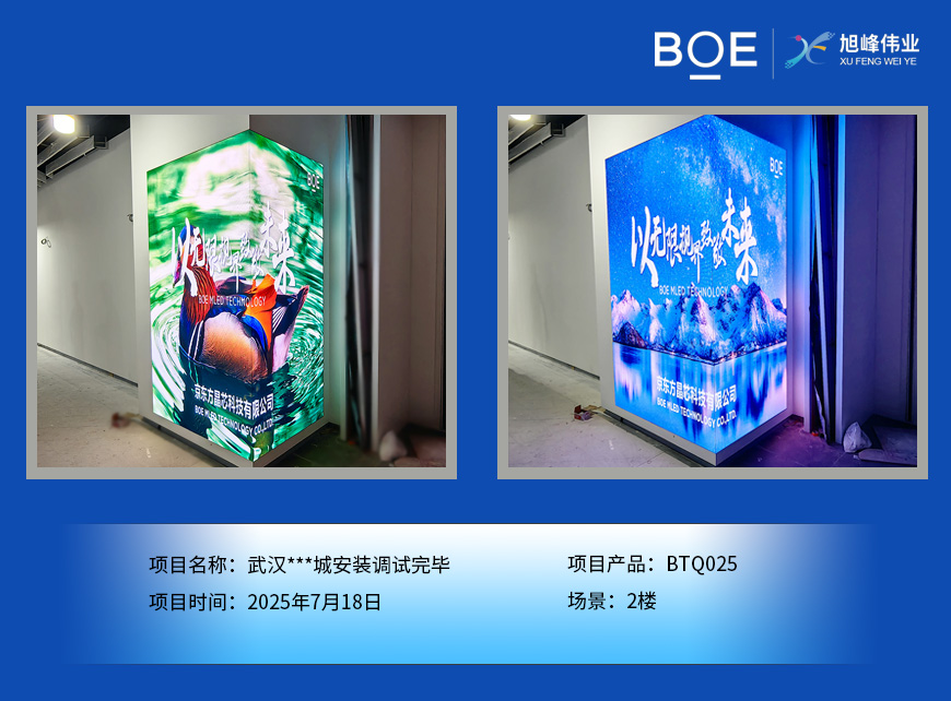 武漢***城安裝調(diào)試完畢