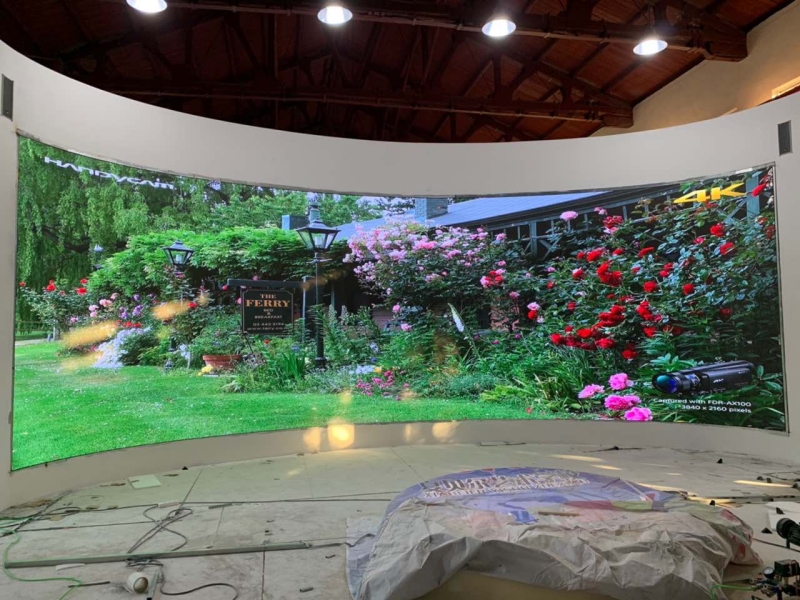 弧形屏，華中科技大學(xué)，P2.5,31.74平方